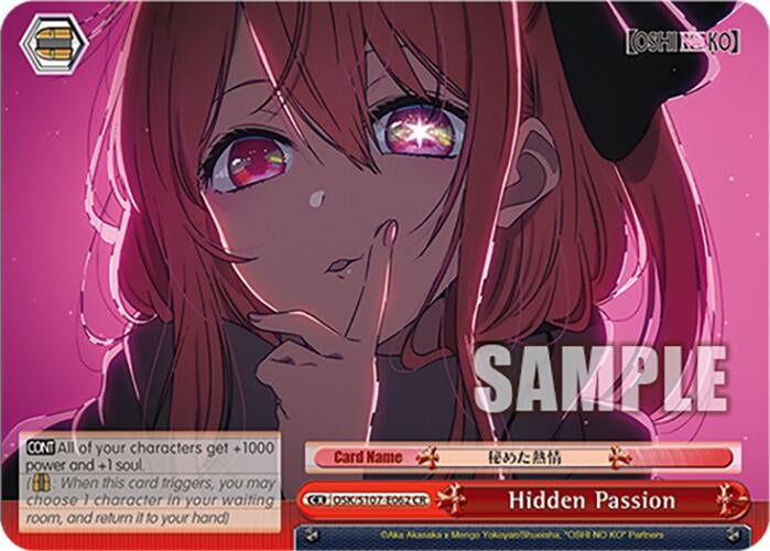 Hidden Passion (107062) [OSK] - Weiss Schwarz Single