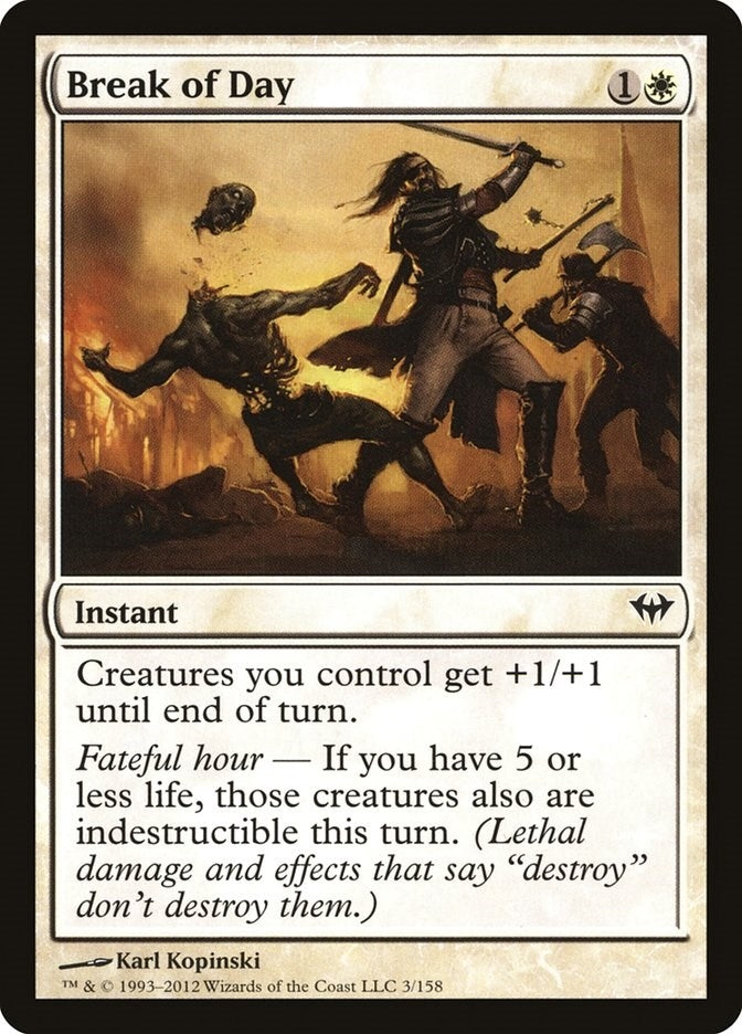 Break of Day (3) [DKA] - MTG Single