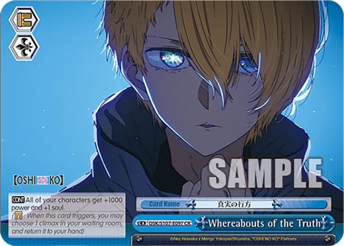 Whereabouts of the Truth (107097) [OSK] - Weiss Schwarz Single