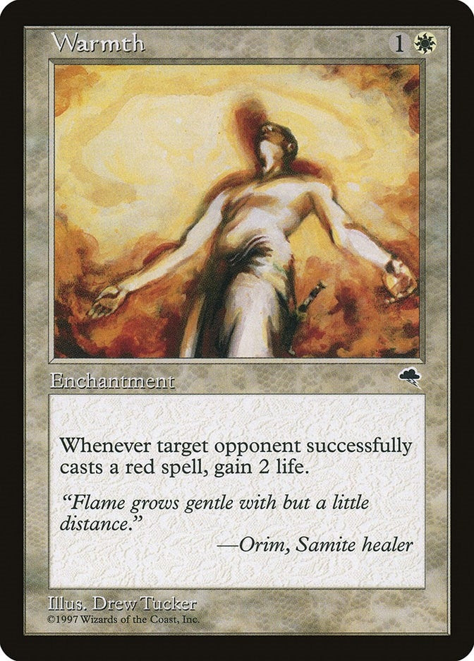 Warmth (51) [TMP] - MTG Single