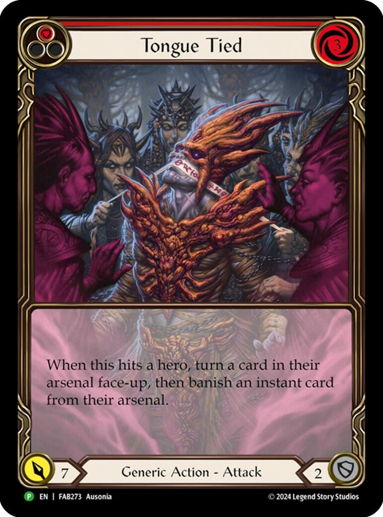 Image for Tongue Tied (Extended Art) - FAB273 (FAB273) - Flesh and Blood TCG