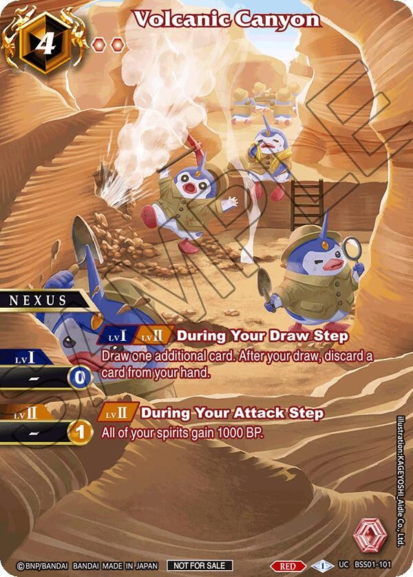 Volcanic Canyon (Exclusive Nexus Pack Vol. 2) (1101) [LEP] - Battle Spirits Saga Single