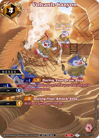 Volcanic Canyon (Exclusive Nexus Pack Vol. 2) (1101) [LEP] - Battle Spirits Saga Single