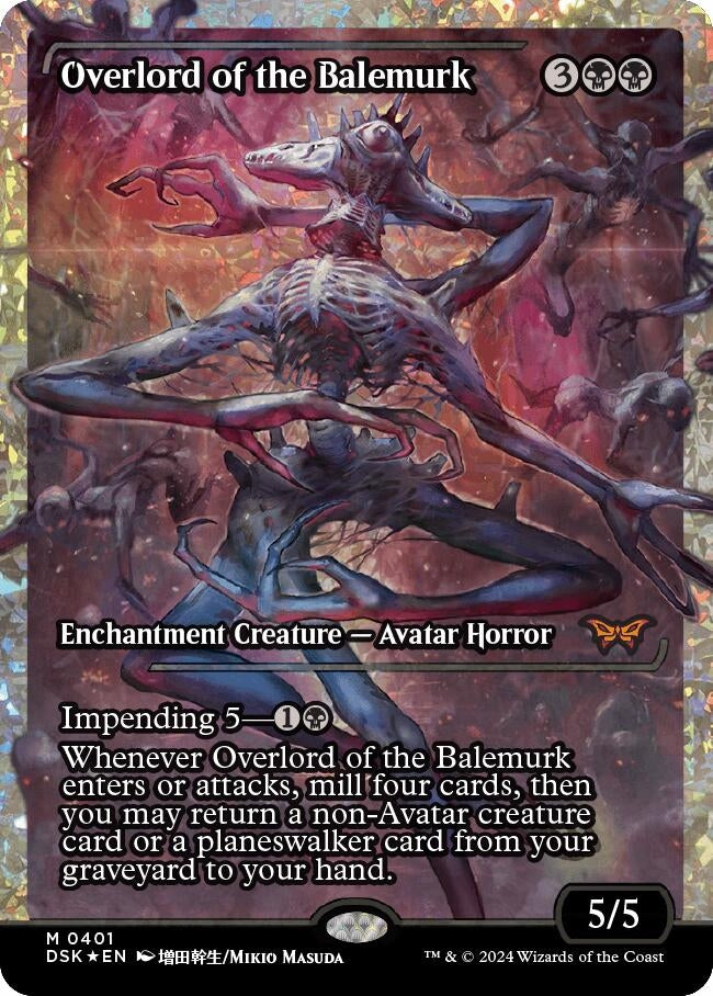 Overlord of the Balemurk (Japan Showcase) (Fracture Foil) (401) [DSK] - MTG Single