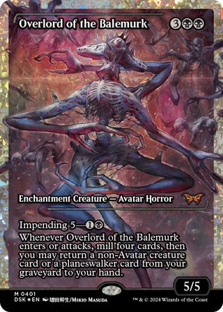 Overlord of the Balemurk (Japan Showcase) (Fracture Foil) (401) [DSK] - MTG Single