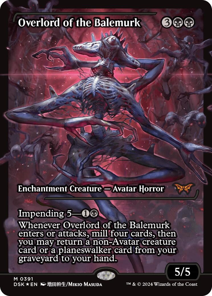Overlord of the Balemurk (Japan Showcase) (391) [DSK] - MTG Single