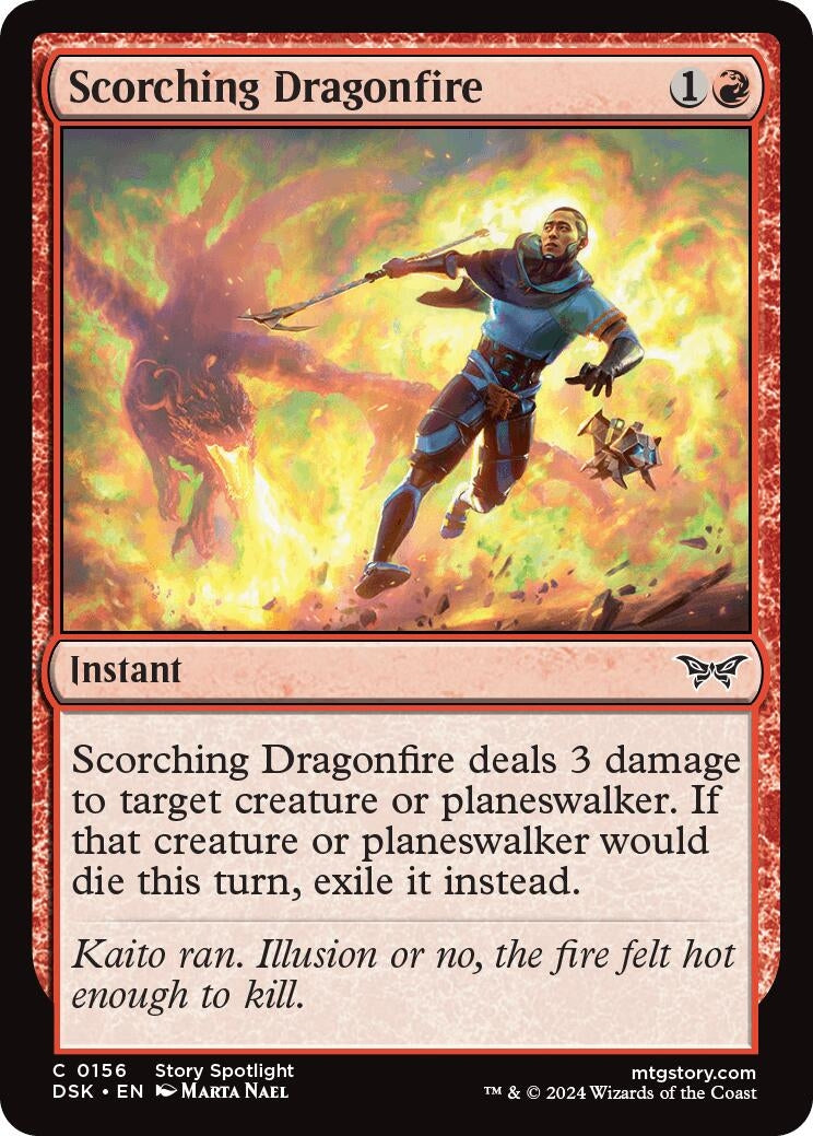 Scorching Dragonfire (156) [DSK] - MTG Single