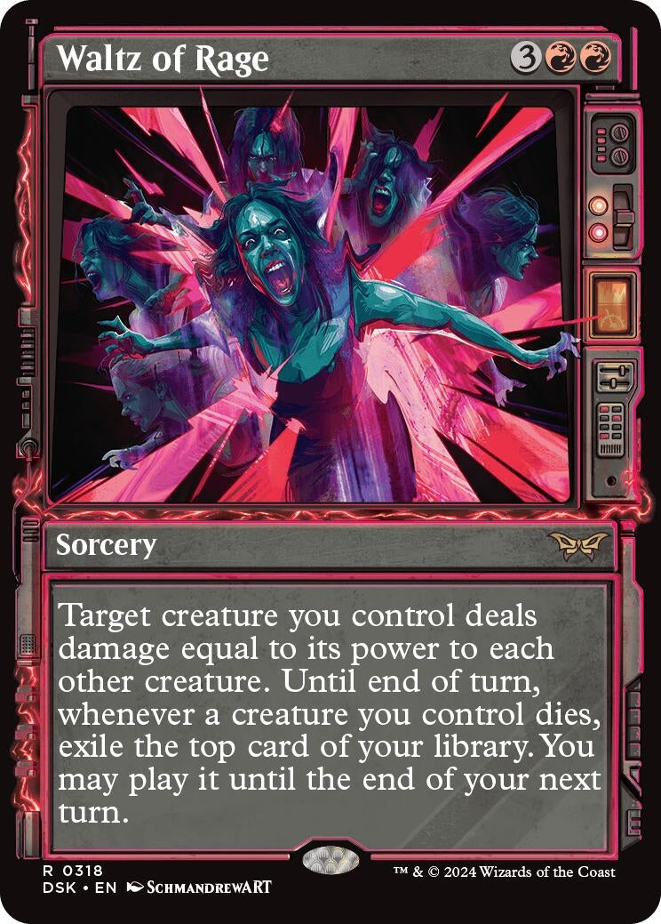 Waltz of Rage (Showcase) (318) [DSK] - MTG Single
