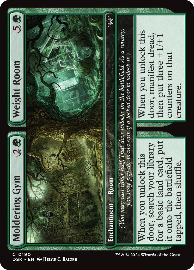 Moldering Gym // Weight Room (190) [DSK] - MTG Single