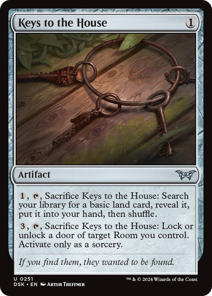 Keys to the House (251) [DSK] - MTG Single