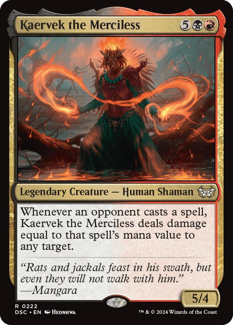 Kaervek the Merciless (222) [CSK] - MTG Single
