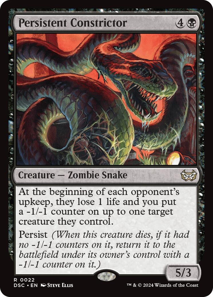 Persistent Constrictor (22) [CSK] - MTG Single