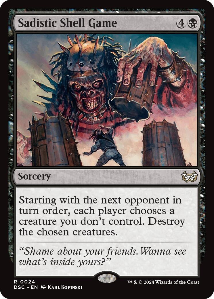 Sadistic Shell Game (24) [CSK] - MTG Single
