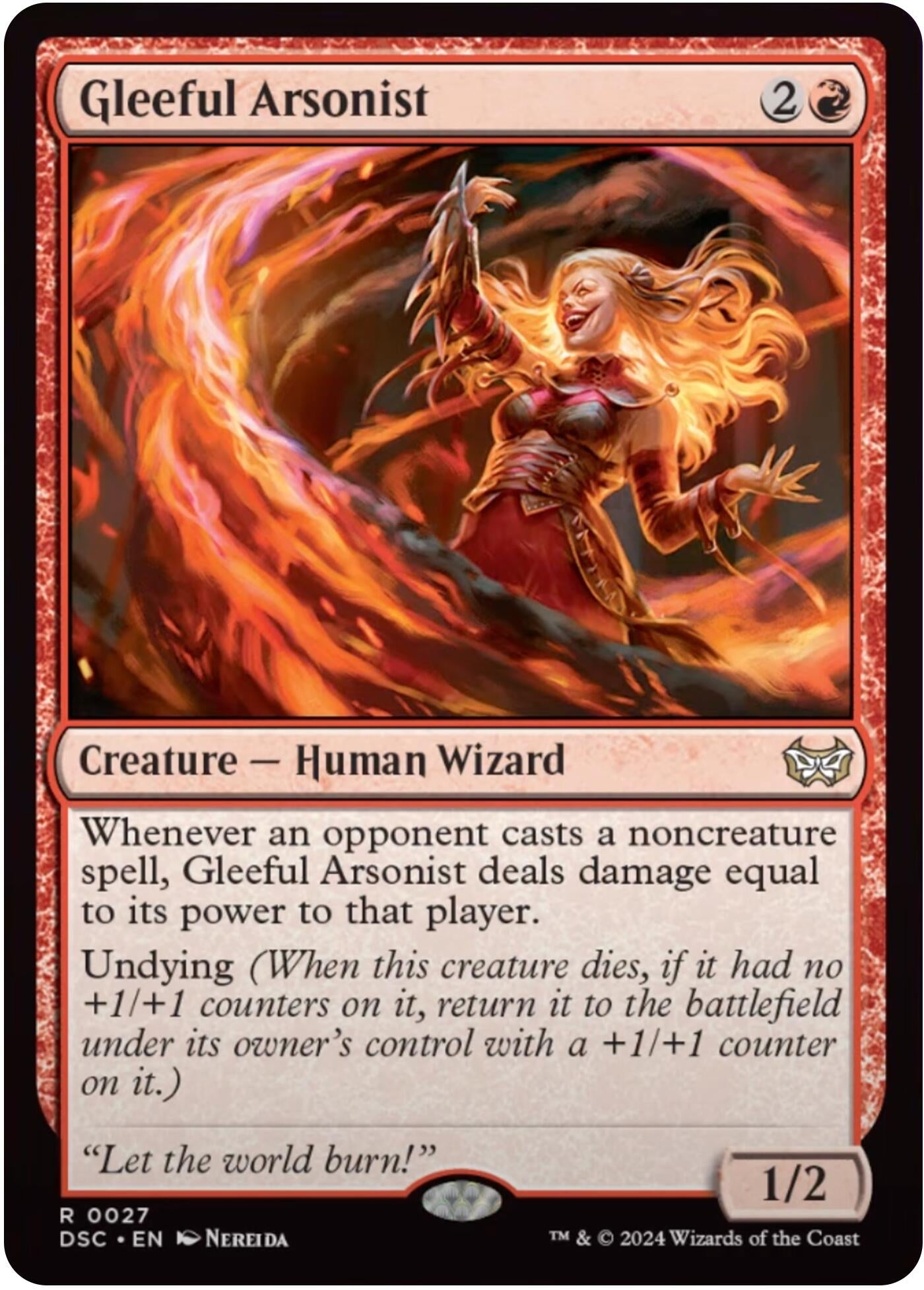 Gleeful Arsonist (27) [CSK] - MTG Single