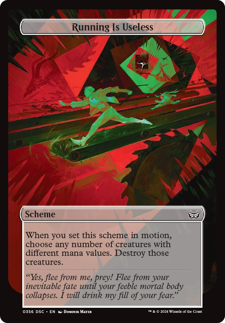 Running Is Useless (356) [CSK] - MTG Single