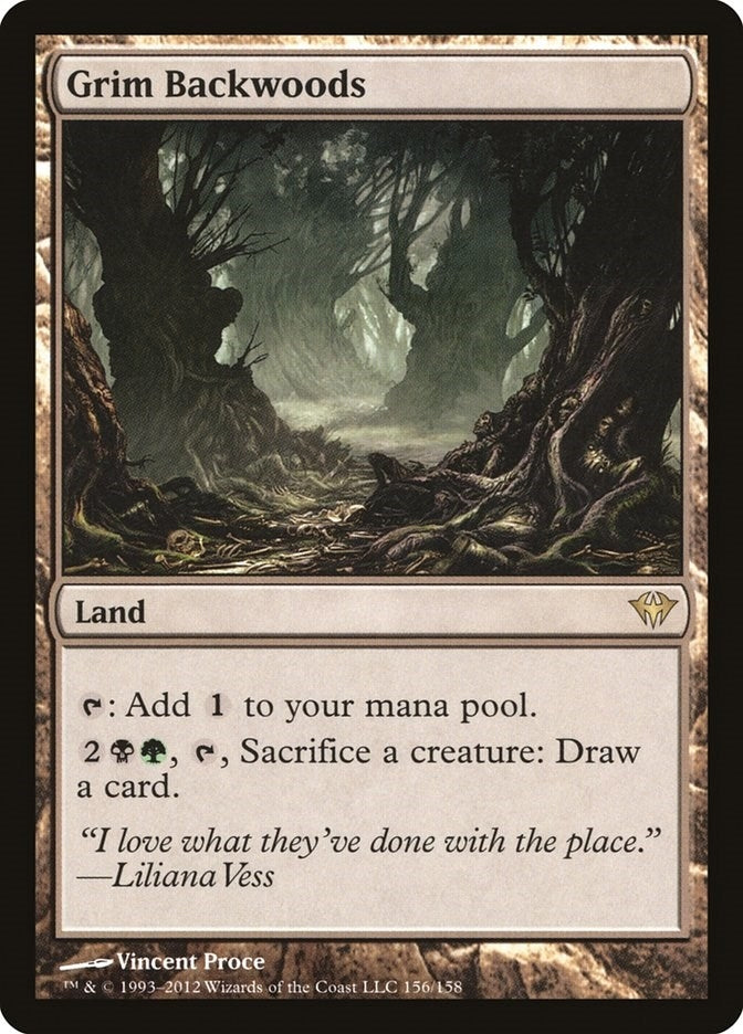 Grim Backwoods (156) [DKA] - MTG Single