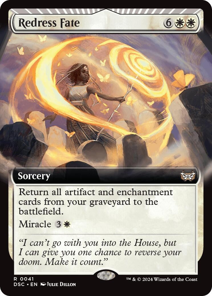 Redress Fate (Extended Art) (41) [CSK] - MTG Single