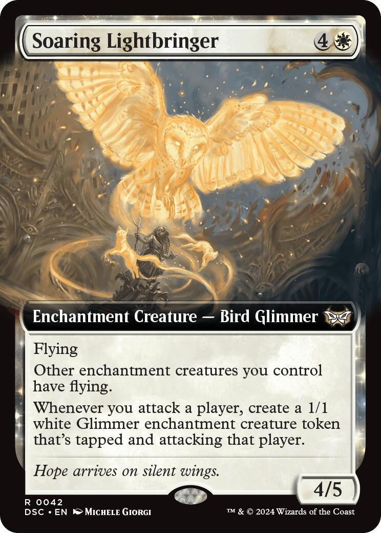 Soaring Lightbringer (Extended Art) (42) [CSK] - MTG Single
