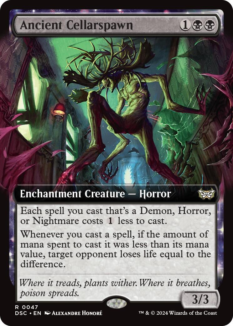 Ancient Cellarspawn (Extended Art) (47) [CSK] - MTG Single
