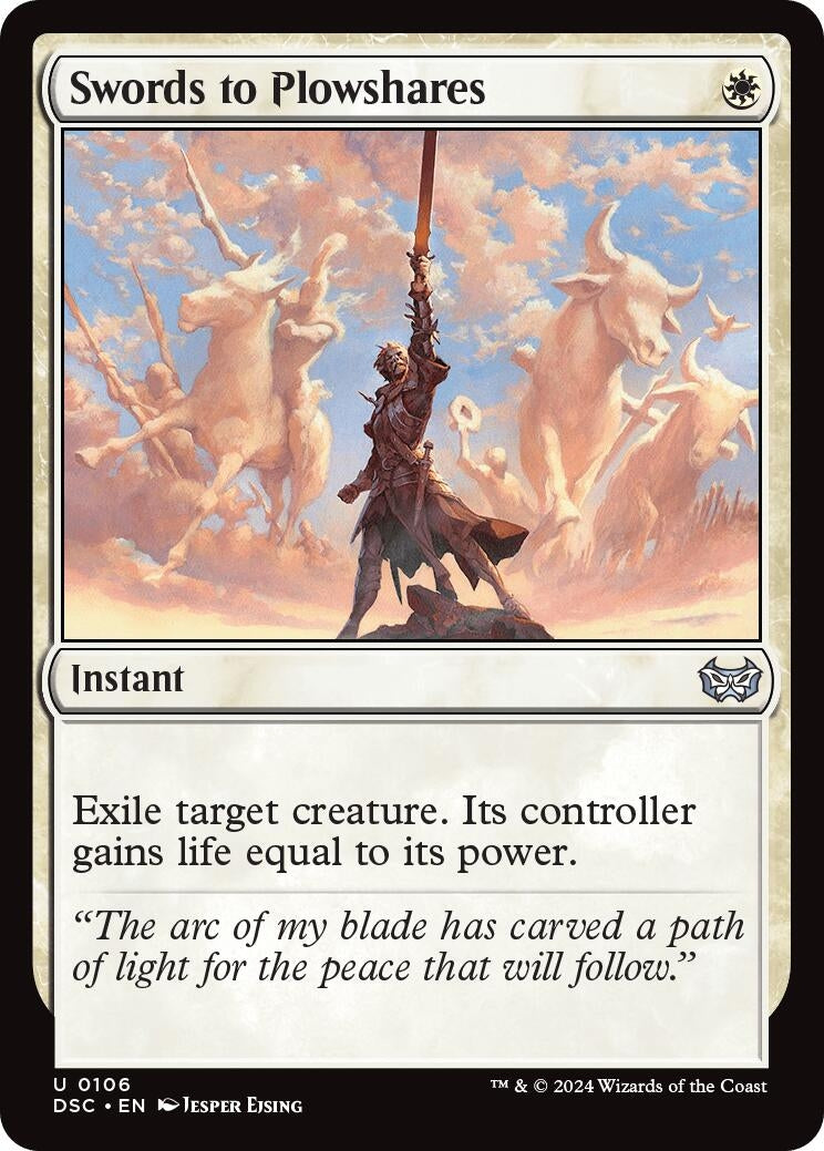 Swords to Plowshares (106) [CSK] - MTG Single