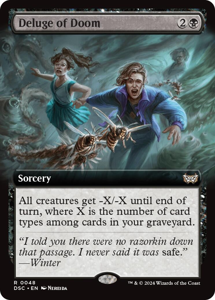 Deluge of Doom (Extended Art) (48) [CSK] - MTG Single