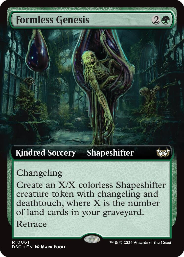 Formless Genesis (Extended Art) (61) [CSK] - MTG Single