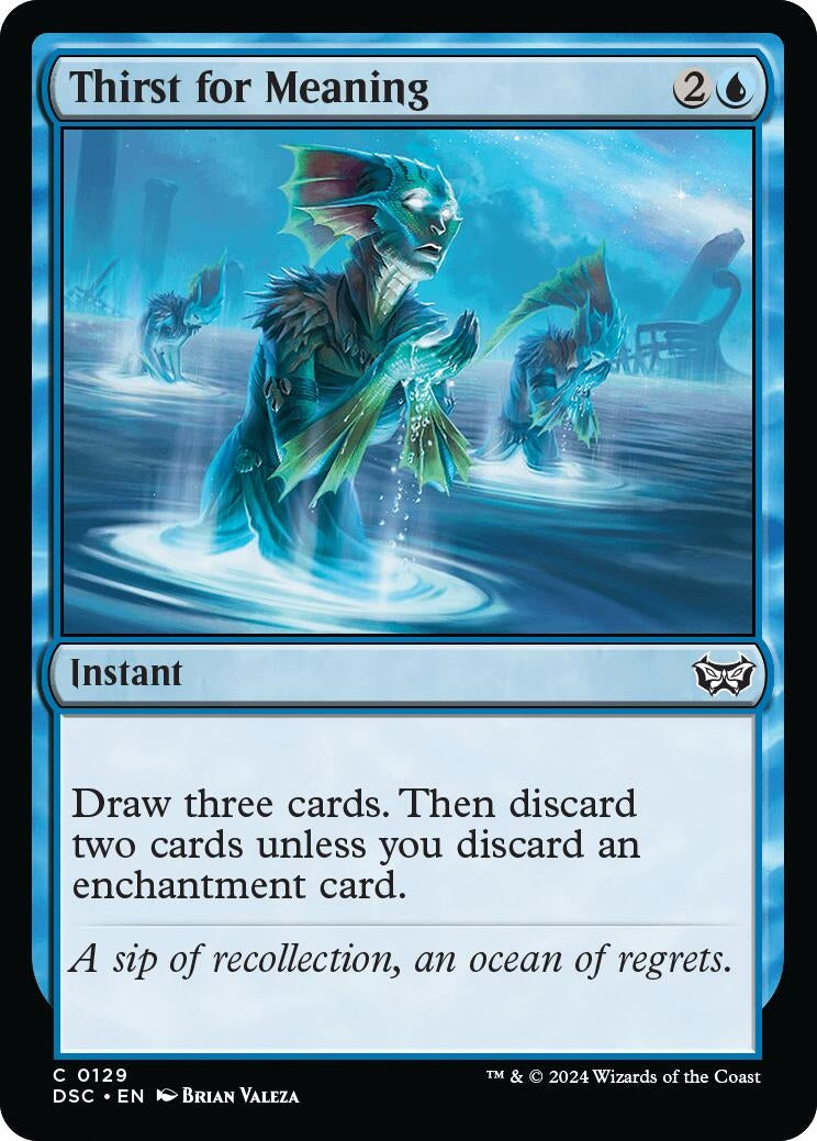 Thirst for Meaning (129) [CSK] - MTG Single