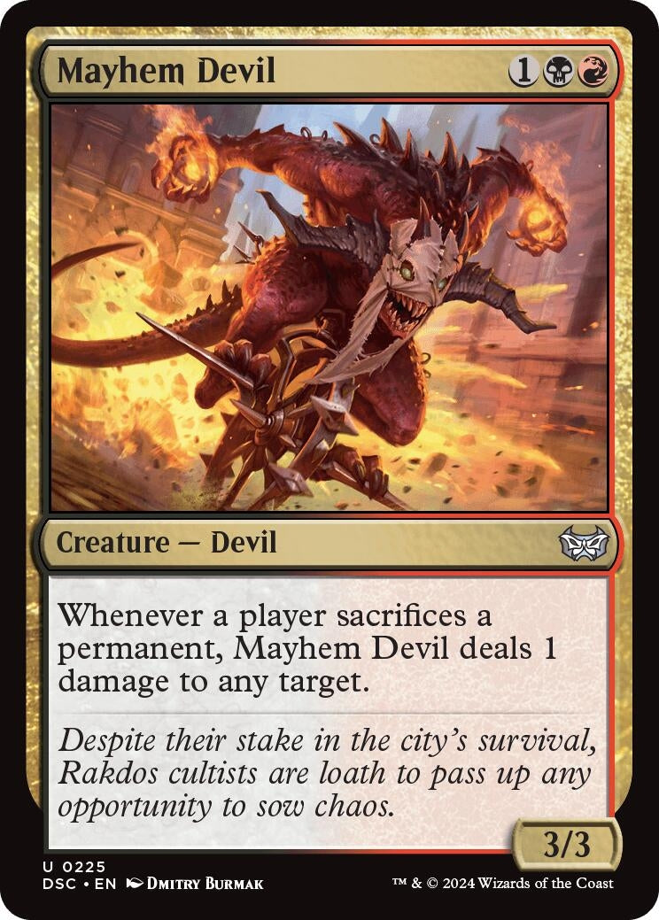 Mayhem Devil (225) [CSK] - MTG Single