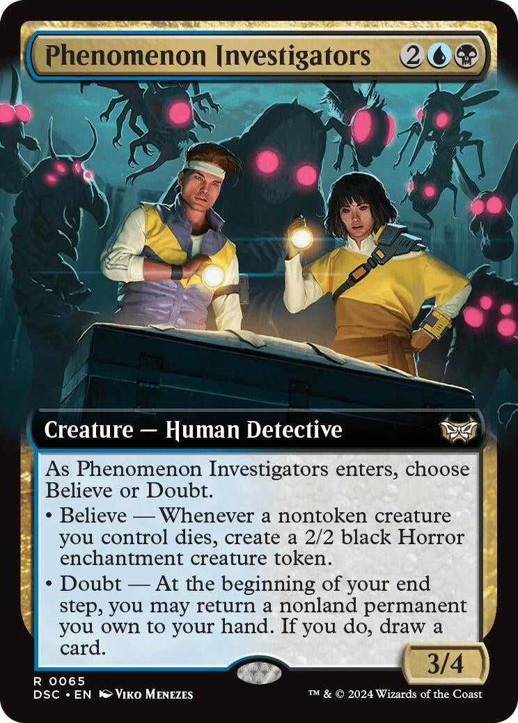 Phenomenon Investigators (Extended Art) (65) [CSK] - MTG Single