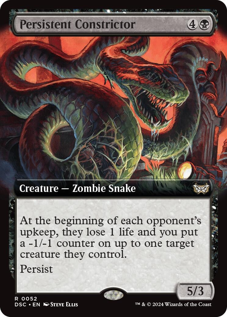 Persistent Constrictor (Extended Art) (52) [CSK] - MTG Single