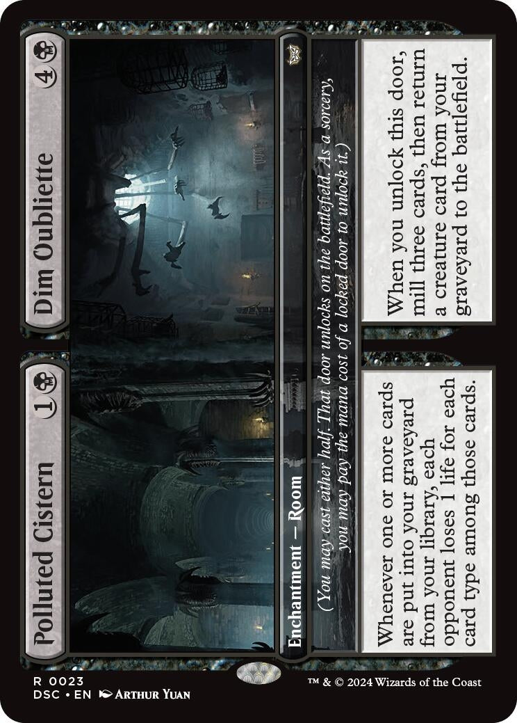 Polluted Cistern // Dim Oubliette (23) [CSK] - MTG Single