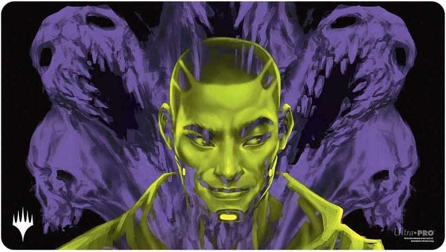 Duskmourn Playmat for Magic: The Gathering - Alt Art Key Character PW (Kaito Bane of Nightmares - Double Exposure Alt)