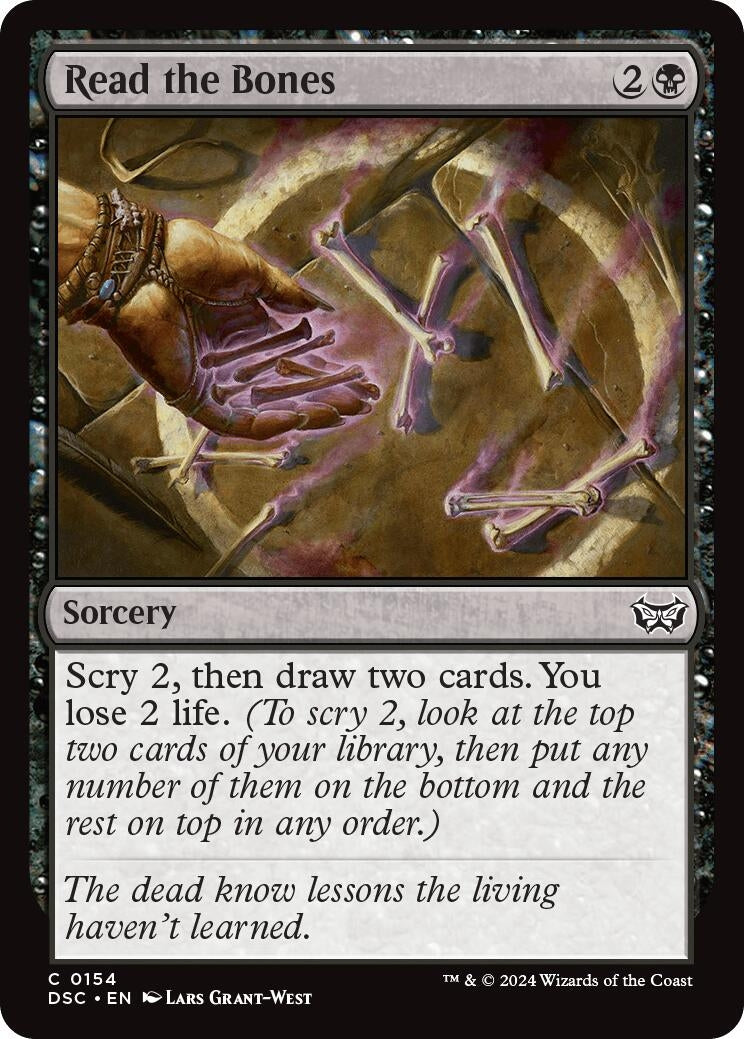 Read the Bones (154) [CSK] - MTG Single