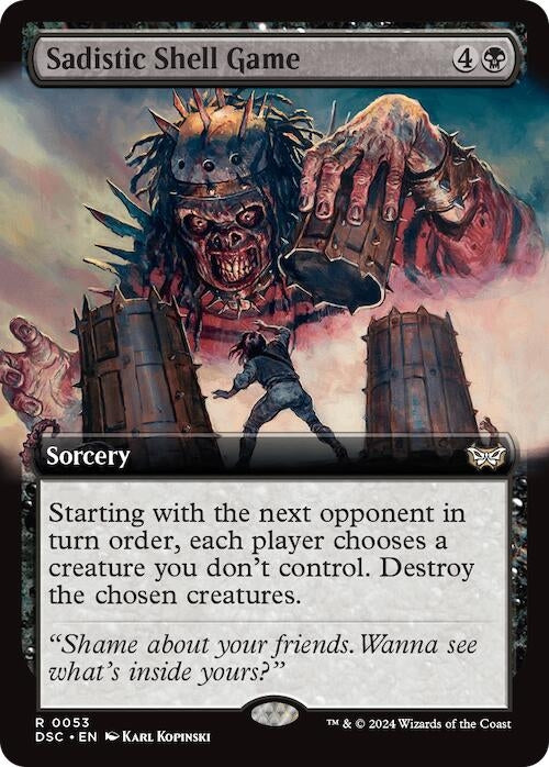 Sadistic Shell Game (Extended Art) (53) [CSK] - MTG Single