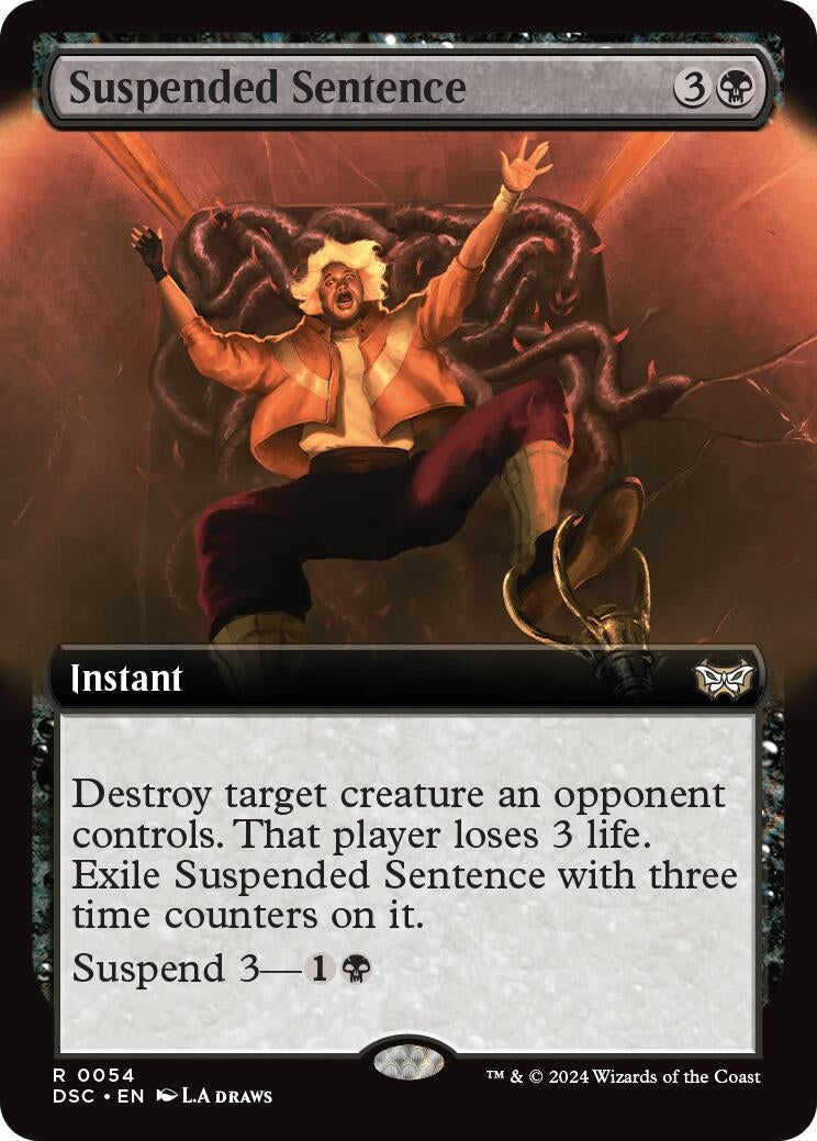 Suspended Sentence (Extended Art) (54) [CSK] - MTG Single