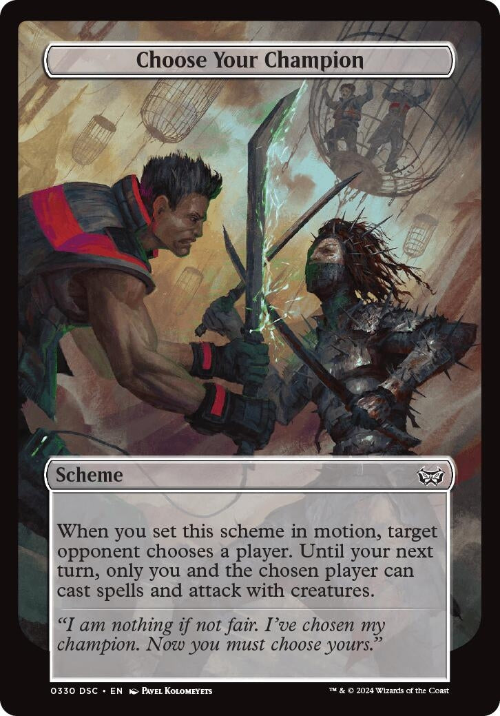 Choose Your Champion (Full Art) (330) [CSK] - MTG Single