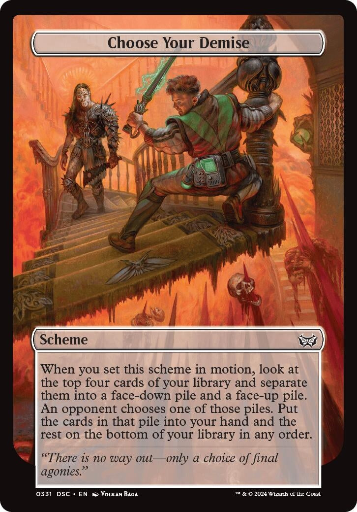 Choose Your Demise (Full Art) (331) [CSK] - MTG Single