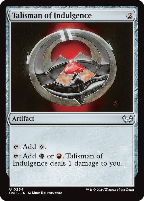 Talisman of Indulgence (254) [CSK] - MTG Single