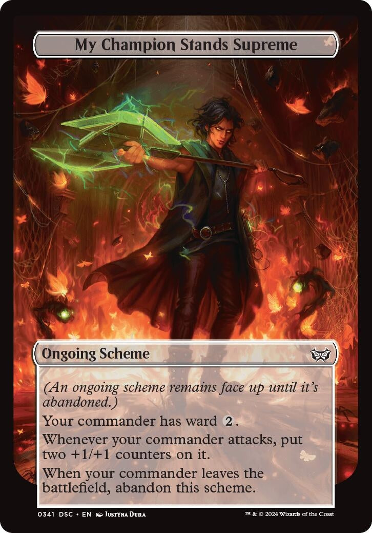 My Champion Stands Supreme (Full Art) (341) [CSK] - MTG Single