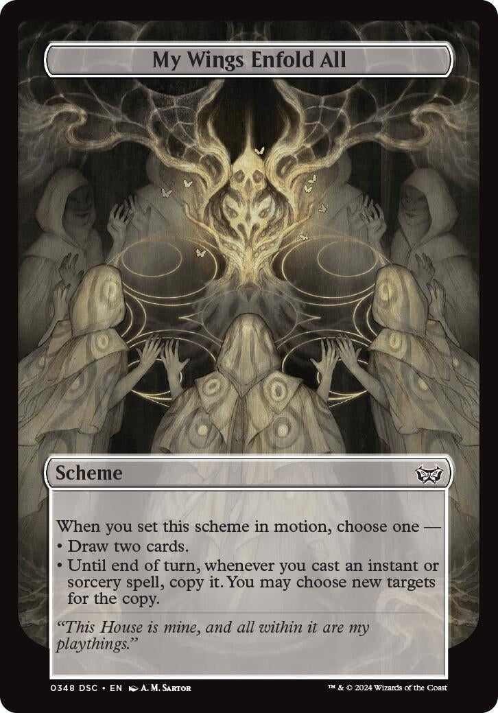 My Wings Enfold All (Full Art) (348) [CSK] - MTG Single