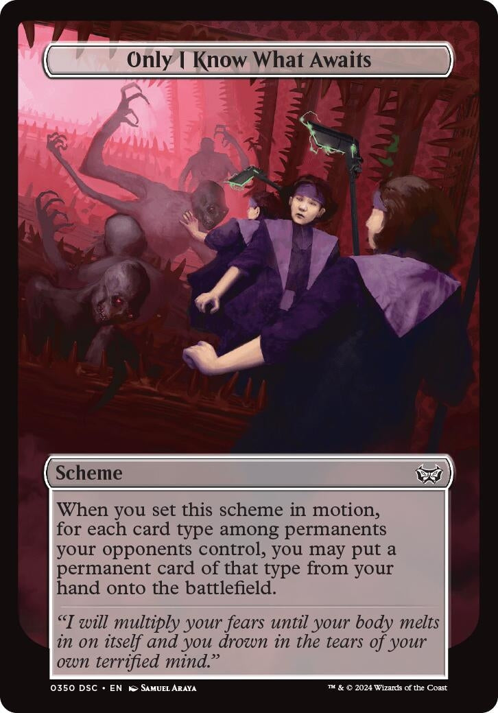 Only I Know What Awaits (Full Art) (350) [CSK] - MTG Single
