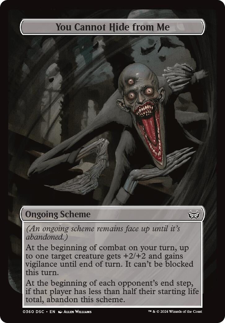 You Cannot Hide from Me (Full Art) (360) [CSK] - MTG Single