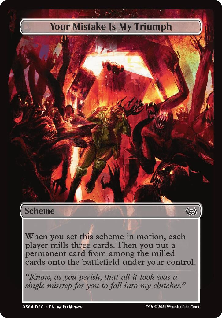 Your Mistake Is My Triumph (Full Art) (364) [CSK] - MTG Single