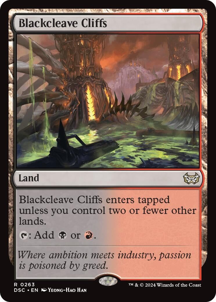 Blackcleave Cliffs (263) [CSK] - MTG Single