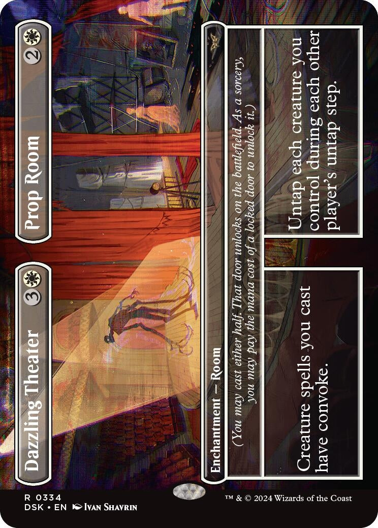 Dazzling Theater // Prop Room (Borderless) (334) [DSK] - MTG Single