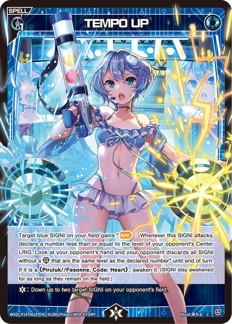 TEMPO UP (Parallel) (14061) [WXDi-P14] - WIXOSS Single