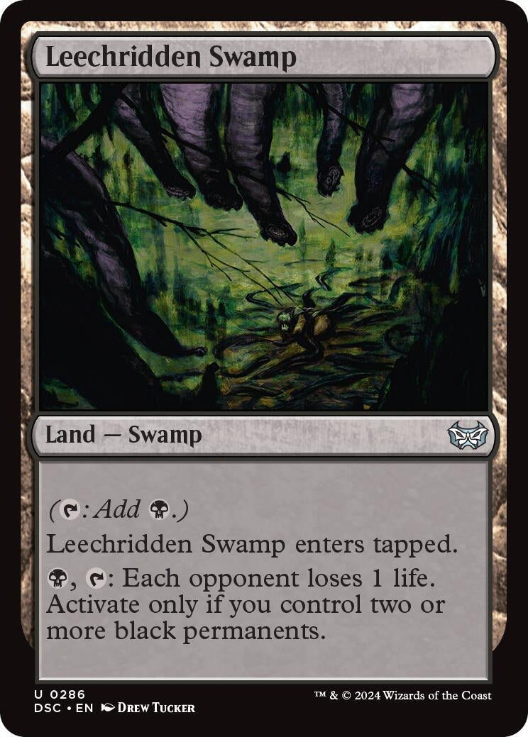 Leechridden Swamp (286) [CSK] - MTG Single
