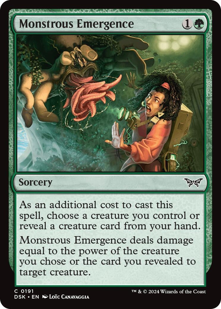 Monstrous Emergence (191) [DSK] - MTG Single