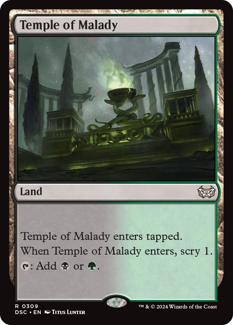 Temple of Malady (309) [CSK] - MTG Single