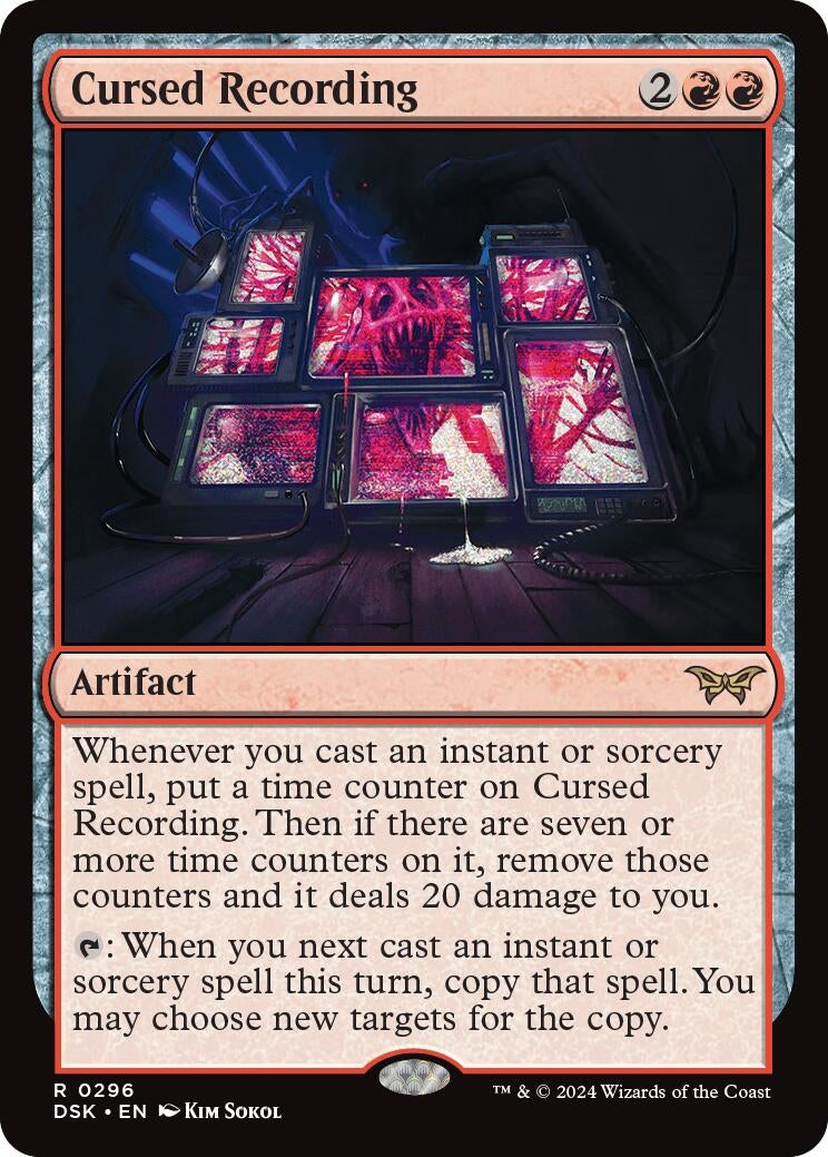 Cursed Recording (0296) (296) [DSK] - MTG Single